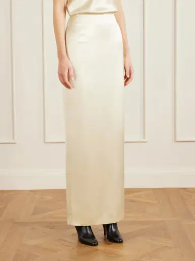 The Row Bartelle Silk-satin Maxi Skirt | Thumbnail 3 The Row Bartelle Silk-satin Maxi Skirt | Thumbnail 3
