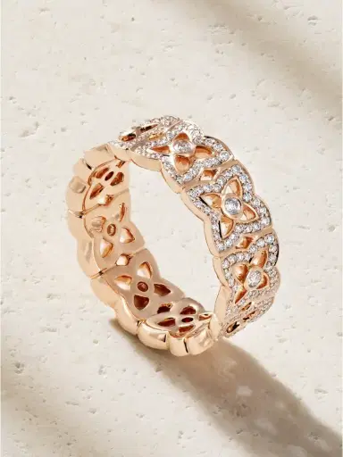 De Beers London Lotus By De Beers 18-karat Rose Gold Diamond Ring | Thumbnail 1 De Beers London Lotus By De Beers 18-karat Rose Gold Diamond Ring | Thumbnail 1