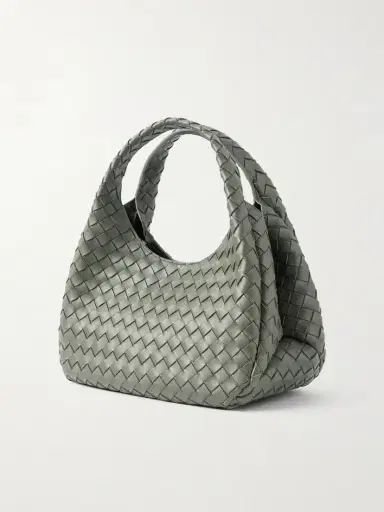 Bottega Veneta Campana Intrecciato Leather Shoulder Bag | Thumbnail 3 Bottega Veneta Campana Intrecciato Leather Shoulder Bag | Thumbnail 3