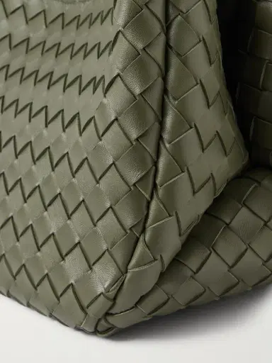 Bottega Veneta Campana Intrecciato Leather Shoulder Bag | Thumbnail 4 Bottega Veneta Campana Intrecciato Leather Shoulder Bag | Thumbnail 4