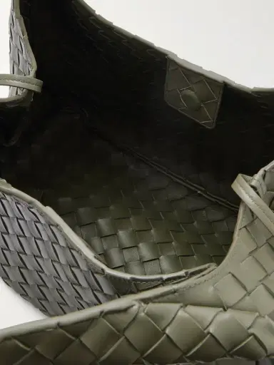 Bottega Veneta Campana Intrecciato Leather Shoulder Bag | Thumbnail 5 Bottega Veneta Campana Intrecciato Leather Shoulder Bag | Thumbnail 5