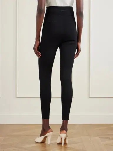 Chloé Paneled Stretch-knit Leggings | Thumbnail 4 Chloé Paneled Stretch-knit Leggings | Thumbnail 4