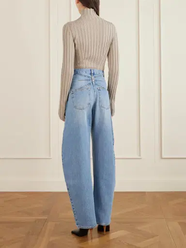 Alaïa Ribbed Wool Turtleneck Bodysuit | Thumbnail 3 Alaïa Ribbed Wool Turtleneck Bodysuit | Thumbnail 3