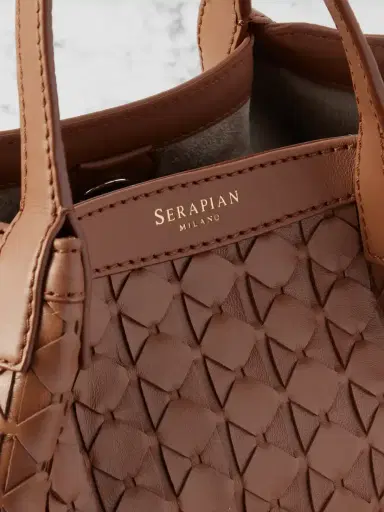 Serapian Secret Mini Woven Leather Shoulder Bag | Thumbnail 4 Serapian Secret Mini Woven Leather Shoulder Bag | Thumbnail 4