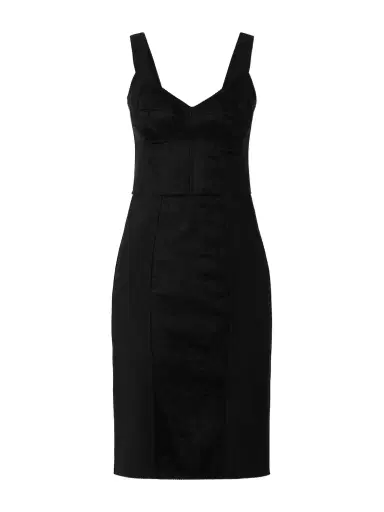 Dolce & Gabbana Lace-paneled Jersey Midi Dress | Thumbnail 1 Dolce & Gabbana Lace-paneled Jersey Midi Dress | Thumbnail 1