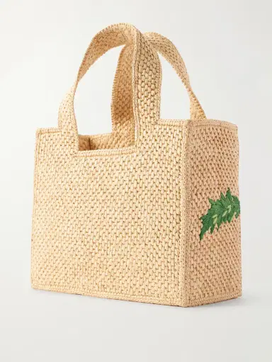 Loewe + Paula's Ibiza Small Embroidered Raffia Tote | Thumbnail 4 Loewe + Paula's Ibiza Small Embroidered Raffia Tote | Thumbnail 4