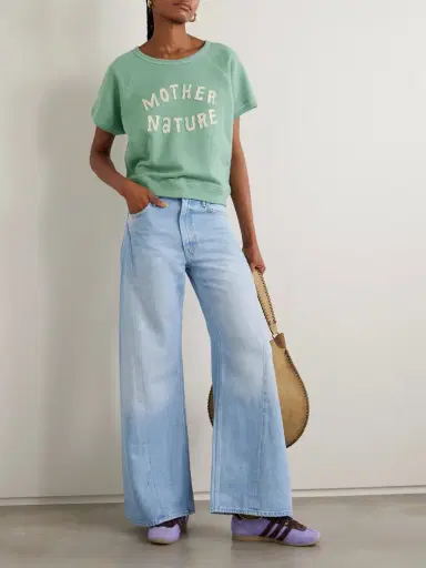 Mother Appliquéd Cotton-jersey Sweatshirt | Thumbnail 2 Mother Appliquéd Cotton-jersey Sweatshirt | Thumbnail 2