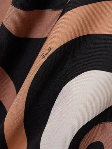 PUCCI Marmo Asymmetric Printed Silk-twill Halterneck Dress | Thumbnail 4 PUCCI Marmo Asymmetric Printed Silk-twill Halterneck Dress | Thumbnail 4