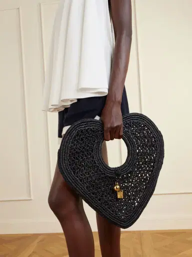Jacquemus Le Spiaggia Coeur Embellished Raffia Tote | Thumbnail 2 Jacquemus Le Spiaggia Coeur Embellished Raffia Tote | Thumbnail 2