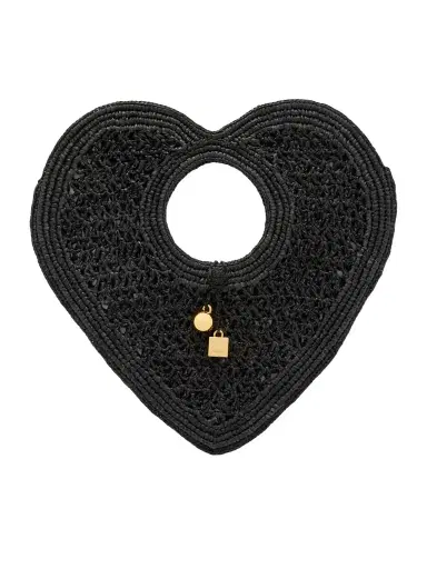 Jacquemus Le Spiaggia Coeur Embellished Raffia Tote | Thumbnail 1 Jacquemus Le Spiaggia Coeur Embellished Raffia Tote | Thumbnail 1