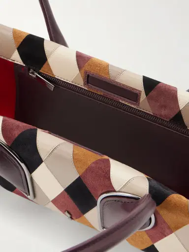 Christian Louboutin Venus Baguette Patchwork Leather And Suede Shoulder Bag | Thumbnail 6 Christian Louboutin Venus Baguette Patchwork Leather And Suede Shoulder Bag | Thumbnail 6