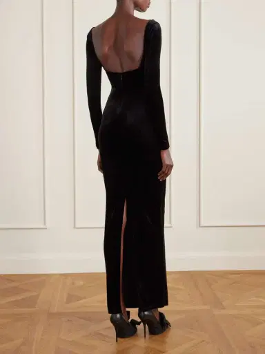 Balenciaga Velvet Bustier Gown | Thumbnail 3 Balenciaga Velvet Bustier Gown | Thumbnail 3