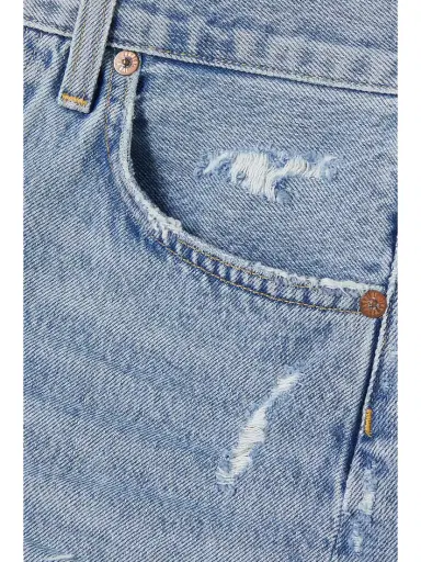 AGOLDE Parker Long Distressed Organic Denim Shorts | Thumbnail 4 AGOLDE Parker Long Distressed Organic Denim Shorts | Thumbnail 4