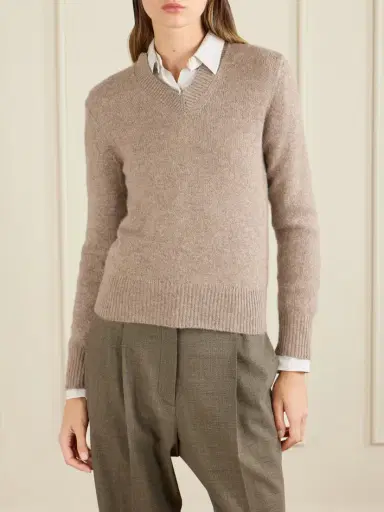 The Row Nalini Cashmere Sweater | Thumbnail 3 The Row Nalini Cashmere Sweater | Thumbnail 3