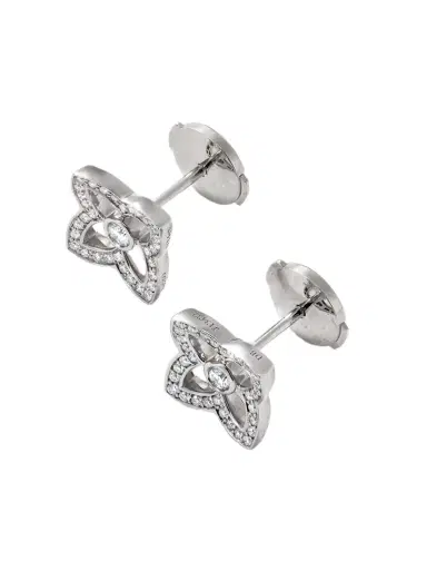 De Beers London Lotus By De Beers 18-karat White Gold Diamond Earrings | Thumbnail 1 De Beers London Lotus By De Beers 18-karat White Gold Diamond Earrings | Thumbnail 1