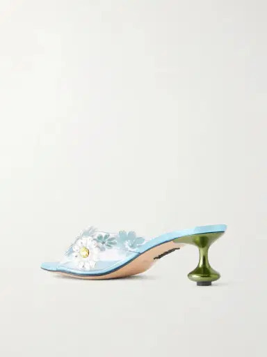 Loewe + Paula'a Ibiza Flower Embellished Pvc Mules | Thumbnail 3 Loewe + Paula'a Ibiza Flower Embellished Pvc Mules | Thumbnail 3