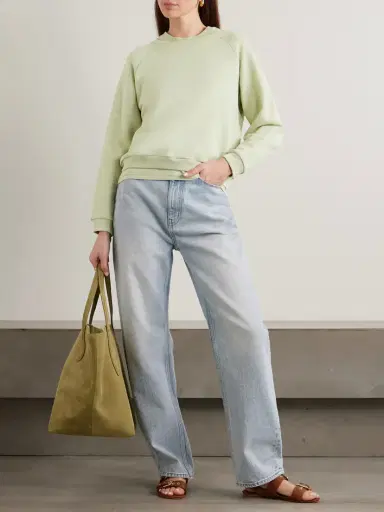 Jamie Haller The Daily Cotton-terry Sweatshirt | Thumbnail 2 Jamie Haller The Daily Cotton-terry Sweatshirt | Thumbnail 2