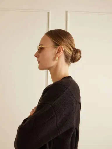 Cartier Eyewear Panthère De Cartier Oval-frame Gold-tone Sunglasses | Thumbnail 4 Cartier Eyewear Panthère De Cartier Oval-frame Gold-tone Sunglasses | Thumbnail 4