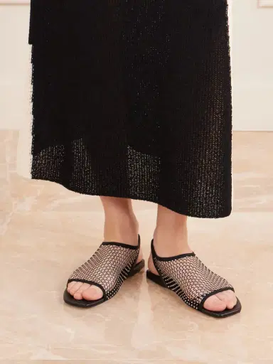 Christopher Esber Minette Crystal-embellished Leather Sandals | Thumbnail 2 Christopher Esber Minette Crystal-embellished Leather Sandals | Thumbnail 2