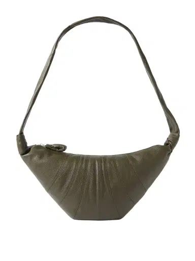 Lemaire Croissant Medium Paneled Textured-leather Shoulder Bag | Thumbnail 1 Lemaire Croissant Medium Paneled Textured-leather Shoulder Bag | Thumbnail 1