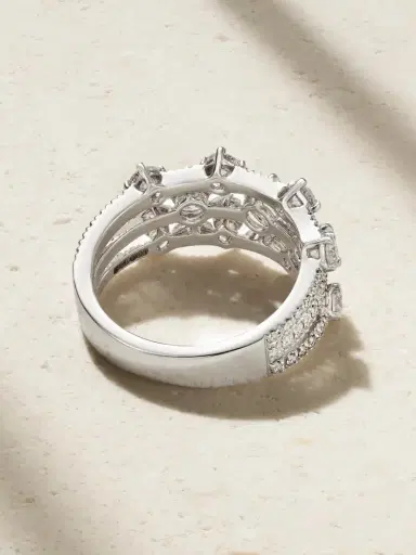 De Beers London Arpeggia 18-karat White Gold Diamond Ring | Thumbnail 3 De Beers London Arpeggia 18-karat White Gold Diamond Ring | Thumbnail 3