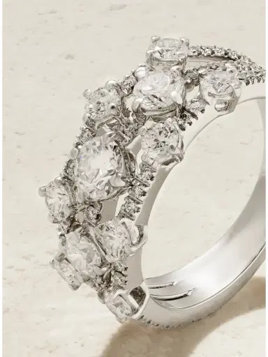 De Beers London Arpeggia 18-karat White Gold Diamond Ring | Thumbnail 4 De Beers London Arpeggia 18-karat White Gold Diamond Ring | Thumbnail 4