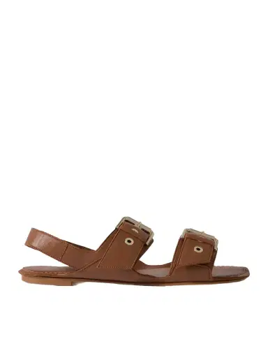 Jamie Haller The Double Buckle Leather Sandals | Thumbnail 1 Jamie Haller The Double Buckle Leather Sandals | Thumbnail 1
