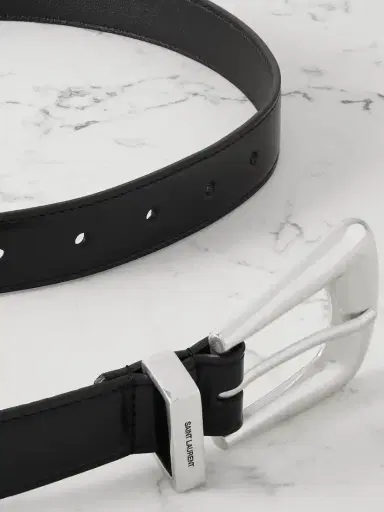 Saint Laurent Leather Belt | Thumbnail 3 Saint Laurent Leather Belt | Thumbnail 3