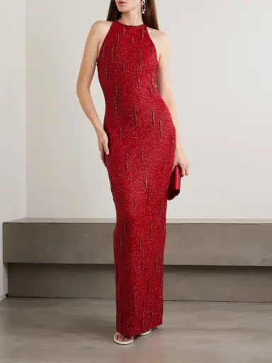 Clio Peppiatt Mimosa Embellished Stretch-mesh Gown | Thumbnail 2 Clio Peppiatt Mimosa Embellished Stretch-mesh Gown | Thumbnail 2