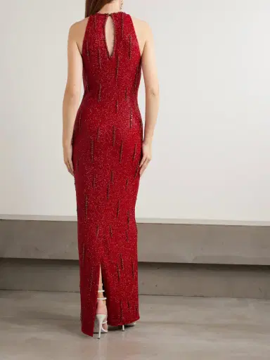 Clio Peppiatt Mimosa Embellished Stretch-mesh Gown | Thumbnail 3 Clio Peppiatt Mimosa Embellished Stretch-mesh Gown | Thumbnail 3