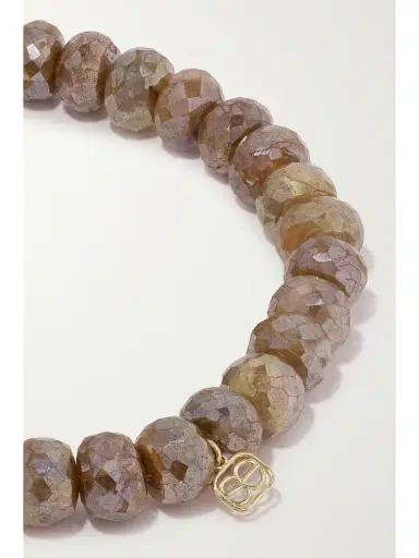 Sydney Evan Tiny Feather 14-karat Gold, Labradorite And Diamond Bracelet | Thumbnail 3 Sydney Evan Tiny Feather 14-karat Gold, Labradorite And Diamond Bracelet | Thumbnail 3