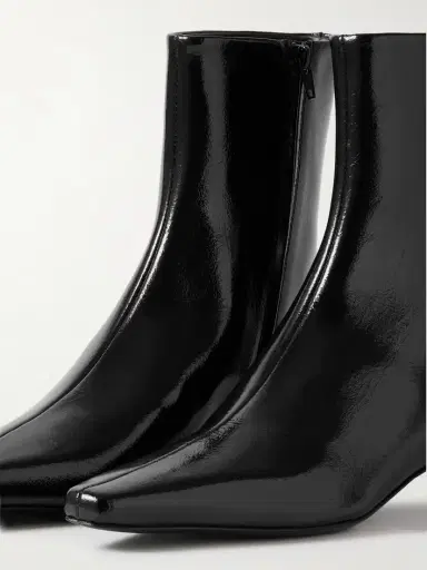 TOTEME Glossed-leather Ankle Boots | Thumbnail 4 TOTEME Glossed-leather Ankle Boots | Thumbnail 4