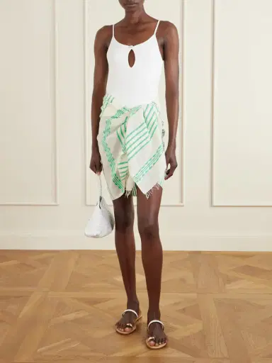 Lemlem Lema Striped Cotton Cover-up | Thumbnail 2 Lemlem Lema Striped Cotton Cover-up | Thumbnail 2