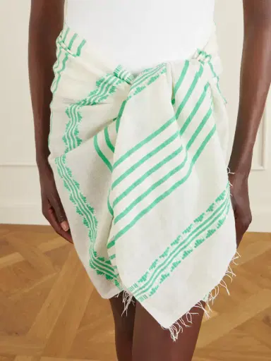 Lemlem Lema Striped Cotton Cover-up | Thumbnail 4 Lemlem Lema Striped Cotton Cover-up | Thumbnail 4