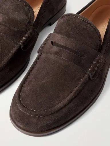 Gianvito Rossi Georgie Suede Loafers | Thumbnail 4 Gianvito Rossi Georgie Suede Loafers | Thumbnail 4