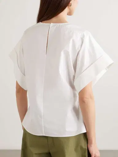 Joseph Fassia Cotton-poplin Blouse | Thumbnail 3 Joseph Fassia Cotton-poplin Blouse | Thumbnail 3