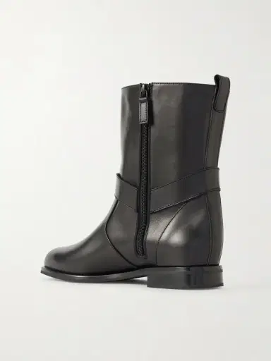Manolo Blahnik Calica Buckled Leather Biker Boots | Thumbnail 3 Manolo Blahnik Calica Buckled Leather Biker Boots | Thumbnail 3