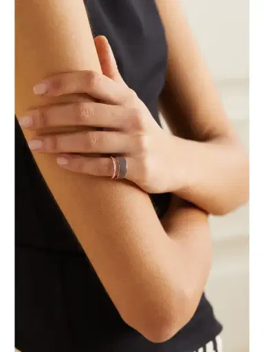 Repossi Berbere 18-karat Rose Gold, Lacquer And Diamond Ring | Thumbnail 2 Repossi Berbere 18-karat Rose Gold, Lacquer And Diamond Ring | Thumbnail 2