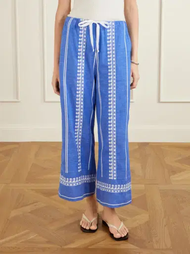 Lemlem Desta Straight-leg Cotton Pants | Thumbnail 3 Lemlem Desta Straight-leg Cotton Pants | Thumbnail 3