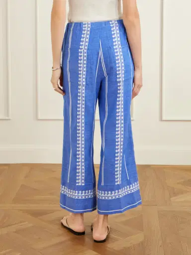 Lemlem Desta Straight-leg Cotton Pants | Thumbnail 4 Lemlem Desta Straight-leg Cotton Pants | Thumbnail 4