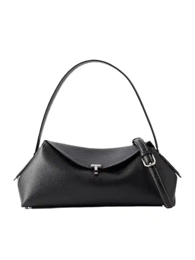 TOTEME T-lock Full-grain Leather Shoulder Bag | Thumbnail 1 TOTEME T-lock Full-grain Leather Shoulder Bag | Thumbnail 1