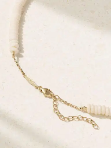 Jacquie Aiche Thunderbird 14-karat Gold, Bone, Diamond And Emerald Necklace | Thumbnail 3 Jacquie Aiche Thunderbird 14-karat Gold, Bone, Diamond And Emerald Necklace | Thumbnail 3