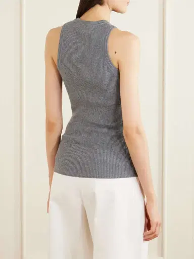 Lisa Yang Amaya Cotton And Cashmere-blend Tank Top | Thumbnail 4 Lisa Yang Amaya Cotton And Cashmere-blend Tank Top | Thumbnail 4