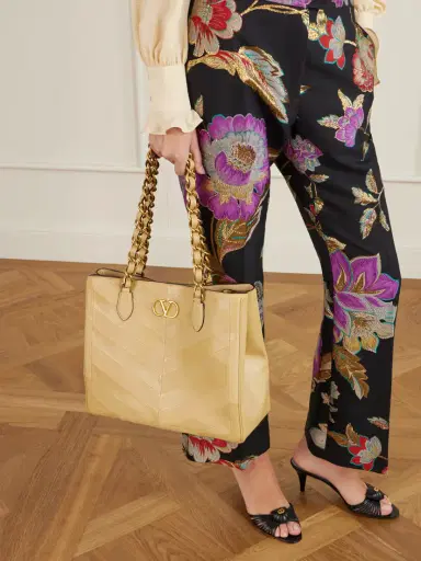 Valentino Garavani Jean Paneled Leather Tote | Thumbnail 5 Valentino Garavani Jean Paneled Leather Tote | Thumbnail 5