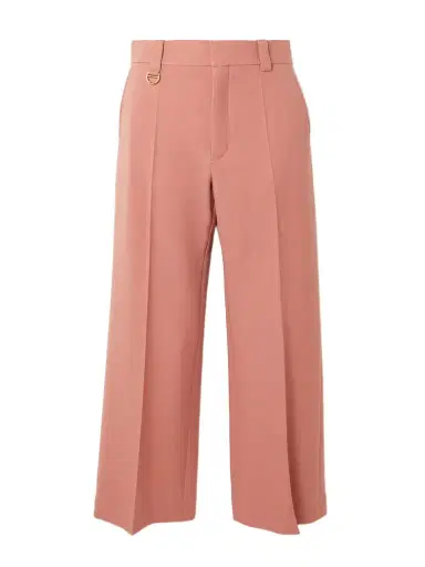 Chloé Cropped Wool-gabardine Wide-leg Pants | Thumbnail 1 Chloé Cropped Wool-gabardine Wide-leg Pants | Thumbnail 1
