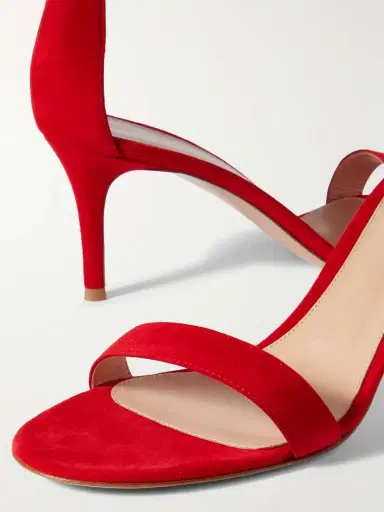 Gianvito Rossi Portofino 70 Suede Sandals | Thumbnail 4 Gianvito Rossi Portofino 70 Suede Sandals | Thumbnail 4