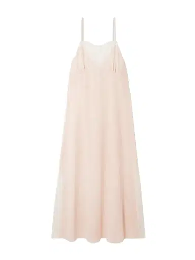 Chloé Lace-trimmed Silk Crepe De Chine Maxi Dress | Thumbnail 1 Chloé Lace-trimmed Silk Crepe De Chine Maxi Dress | Thumbnail 1