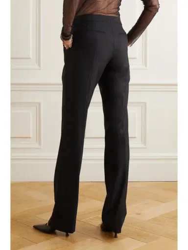 Another Tomorrow + Net Sustain Pleated Merino Wool Straight-leg Pants | Thumbnail 3 Another Tomorrow + Net Sustain Pleated Merino Wool Straight-leg Pants | Thumbnail 3