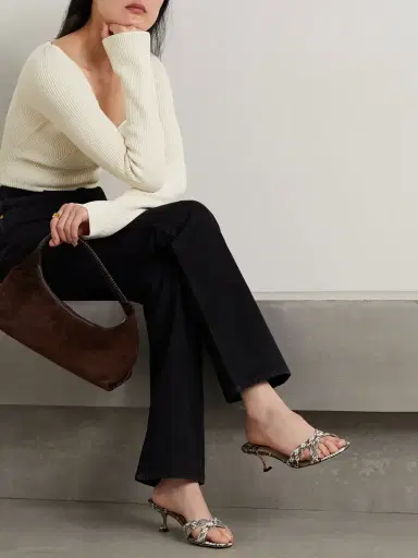Manolo Blahnik Callamu 50 Elaphe Mules | Thumbnail 2 Manolo Blahnik Callamu 50 Elaphe Mules | Thumbnail 2