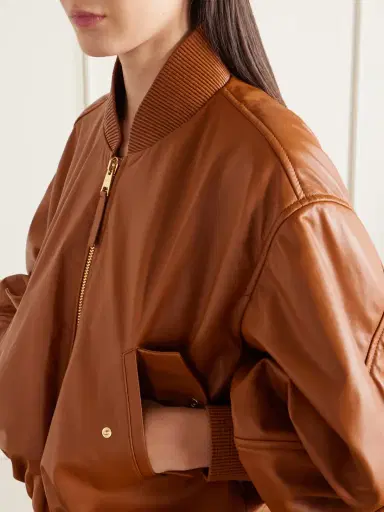 Givenchy Padded Leather Bomber Jacket | Thumbnail 5 Givenchy Padded Leather Bomber Jacket | Thumbnail 5